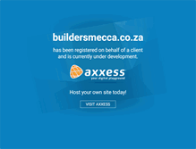 Tablet Screenshot of buildersmecca.co.za